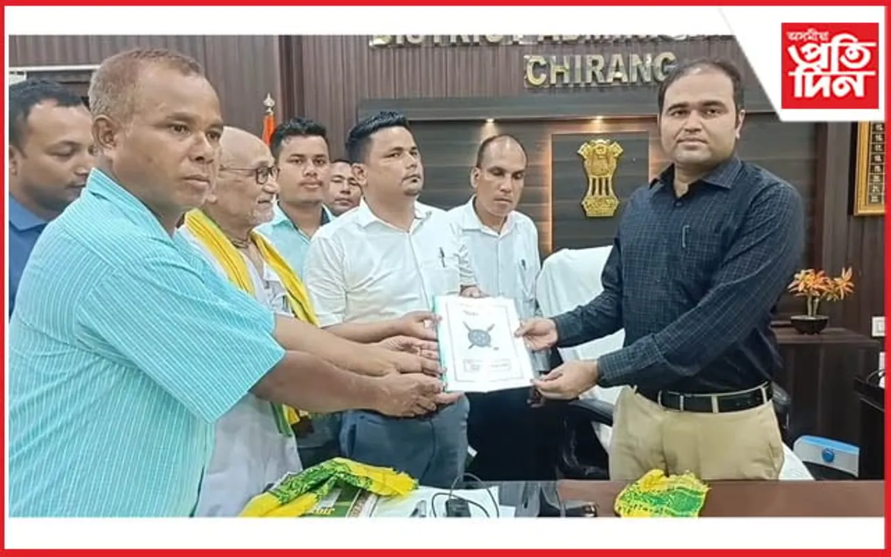BTR ৰ কোচৰাজবংশীৰ সমস্যা সমাধানৰ বাবে মুখ্যমন্ত্ৰীলৈ ৮ দফীয়া স্মাৰক পত্ৰ... 